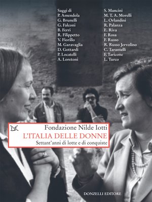 cover image of L'Italia delle donne
